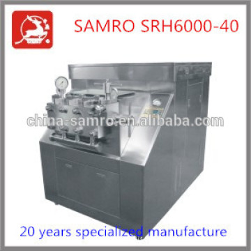 Stainless Steel SRH6000-40 dairy homogenizer